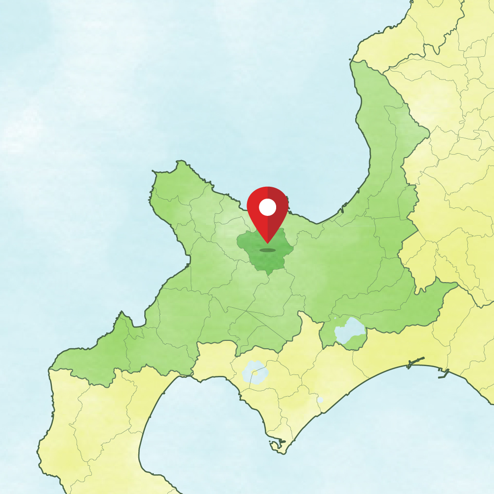 赤井川村の地図
