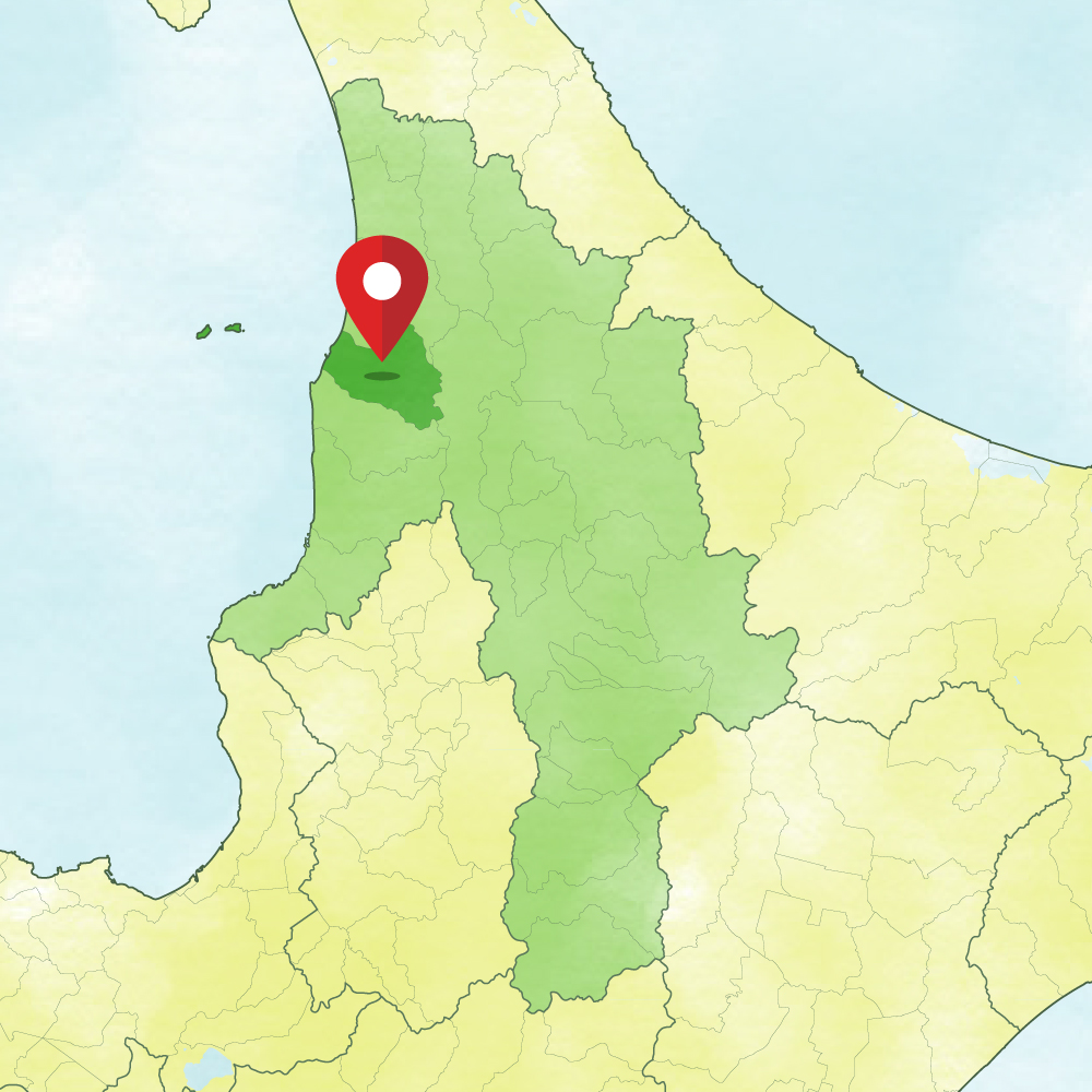 羽幌町の地図