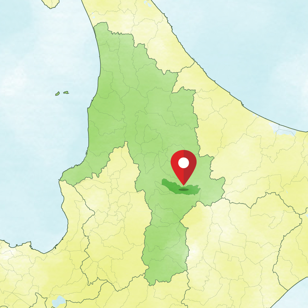 東川町の地図