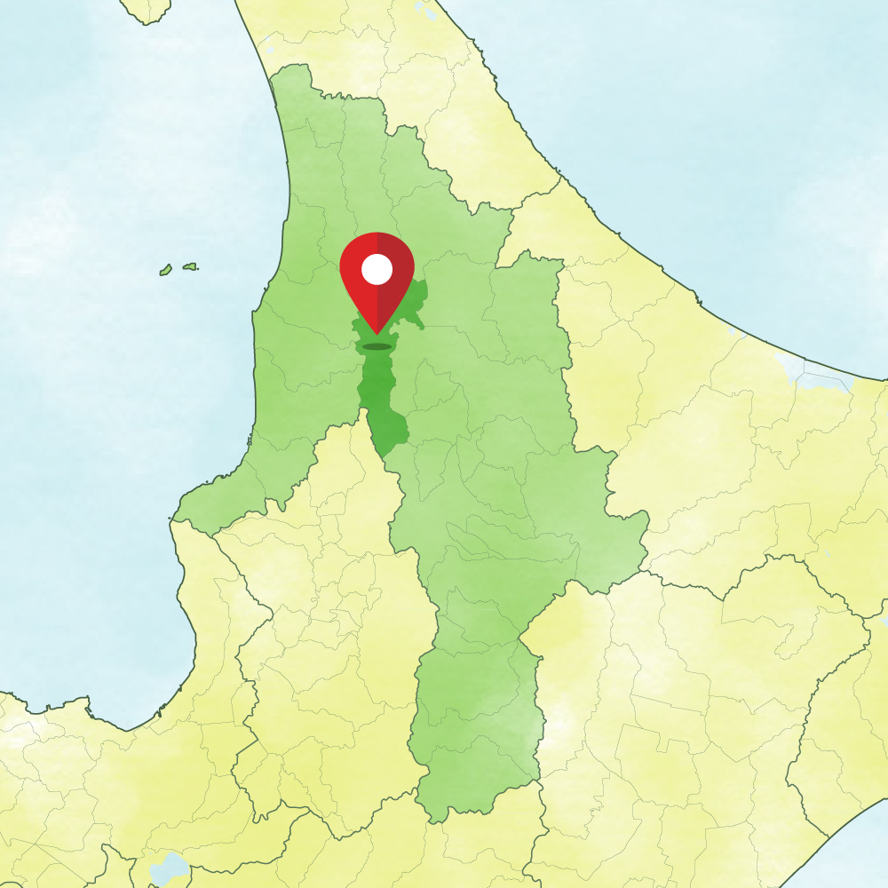幌加内町の地図