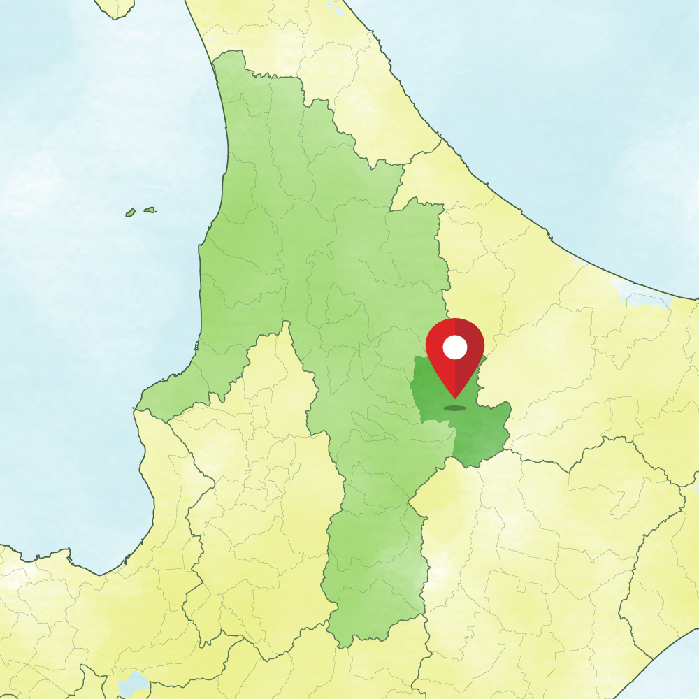 上川町の地図