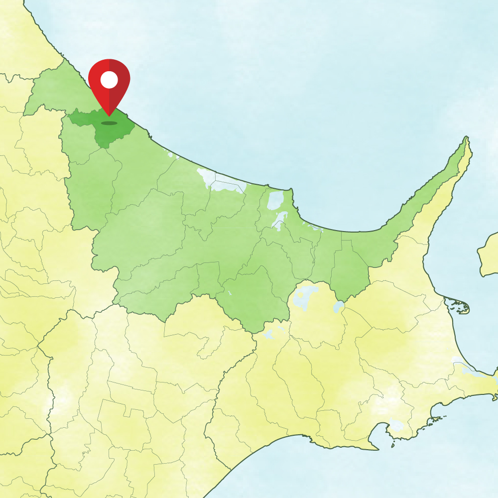 興部町の地図