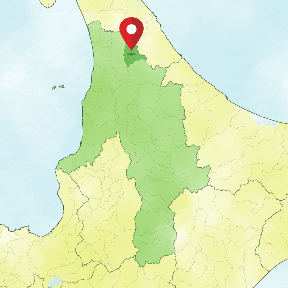 音威子府村の地図