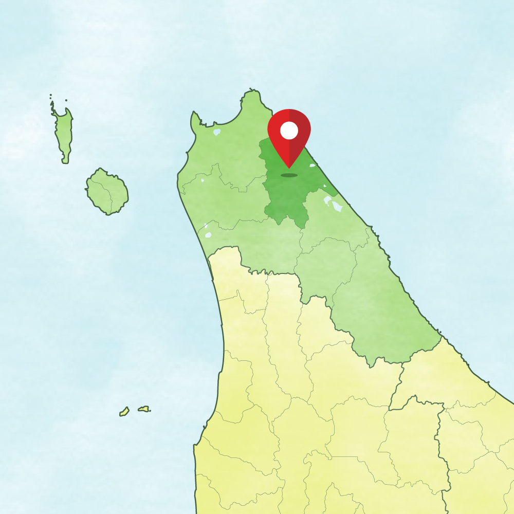 猿払村の地図