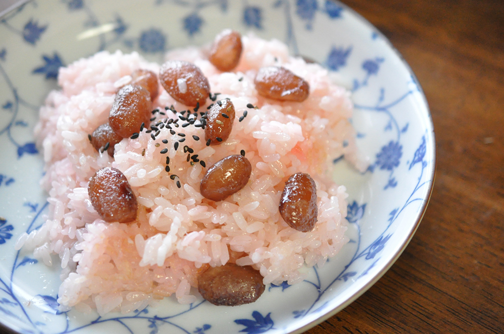北海道甘納豆入り赤飯のレシピ