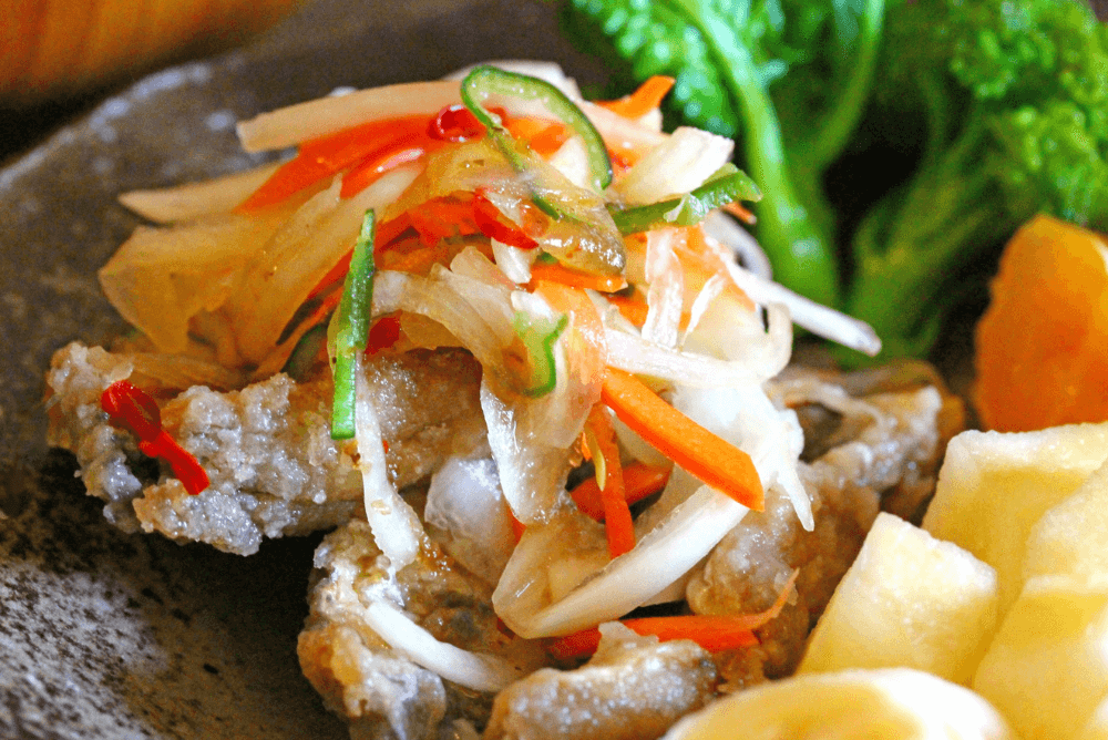 野菜も一緒に！イワシの南蛮漬け