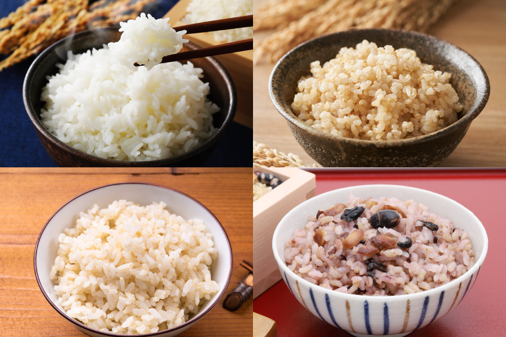 白米・玄米・胚芽米・雑穀米の違いや栄養は？ダイエット効果はあるの？の画像