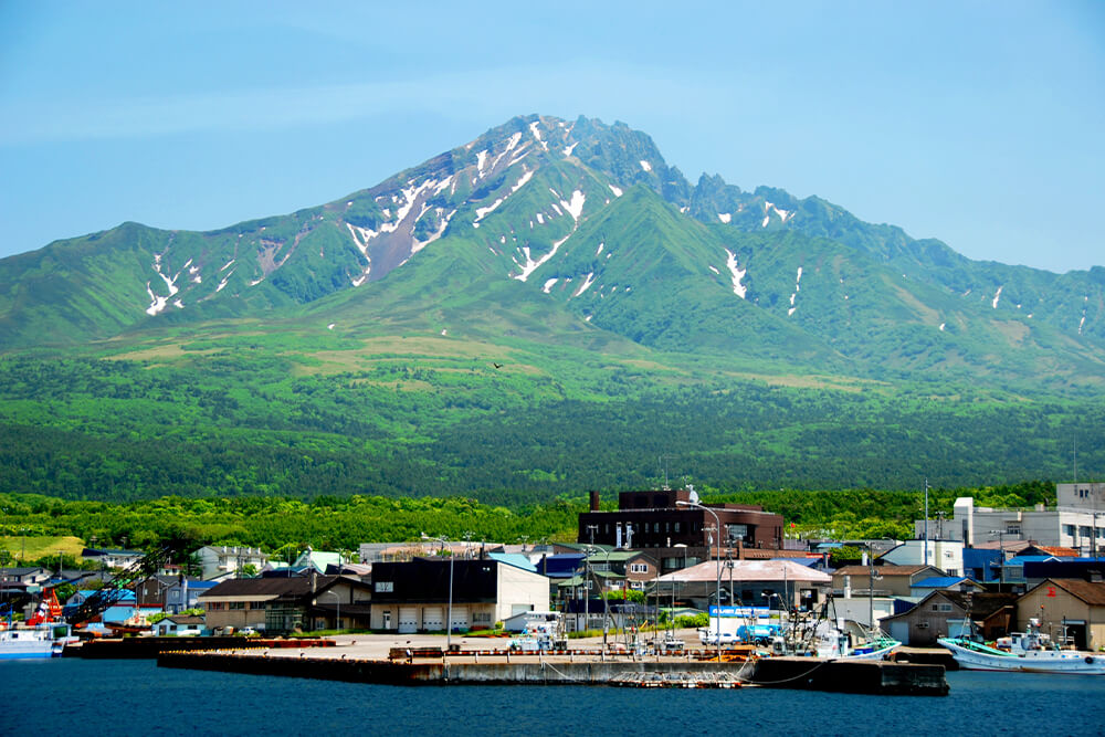 利尻島の利尻富士