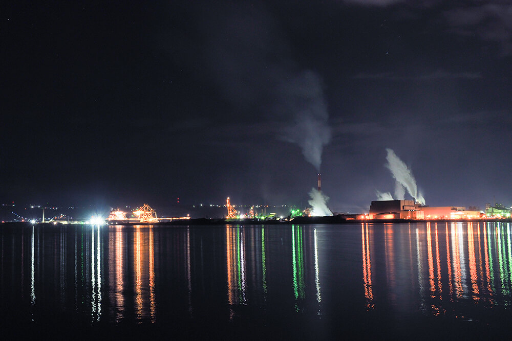 室蘭港の夜景