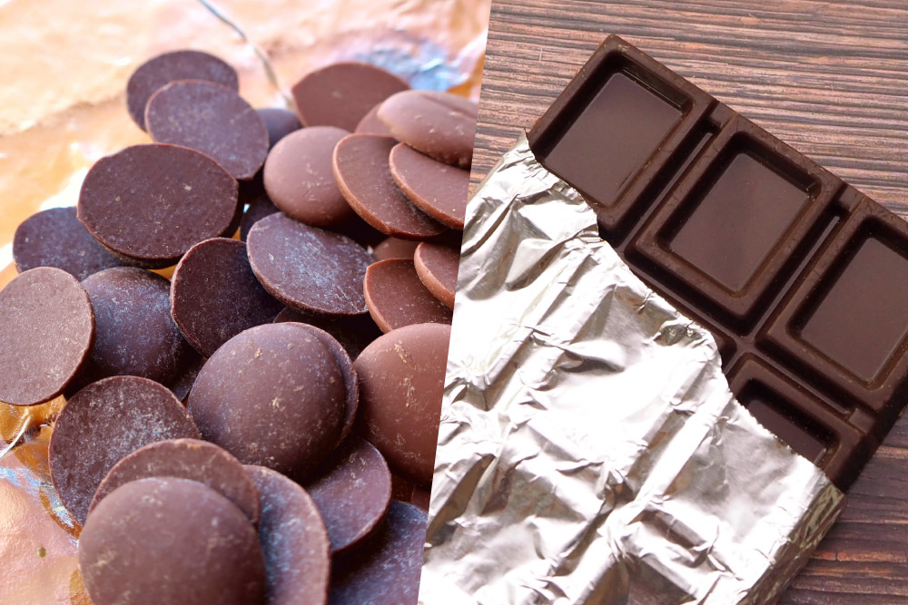 クーベルチュールチョコレートと板チョコの違い