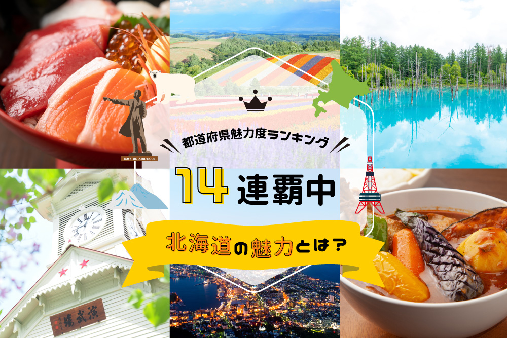都道府県魅力度ランキング1位を14連覇中の北海道！ついでに色々な1位を調べてみたの画像