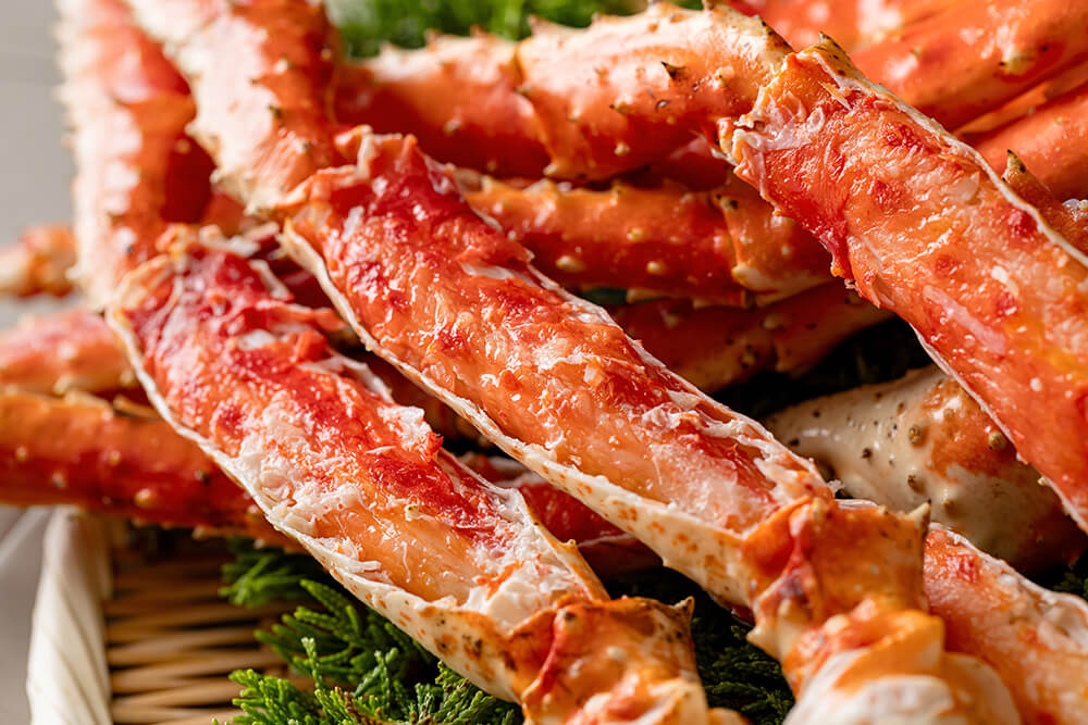 ボイルたらばがに足