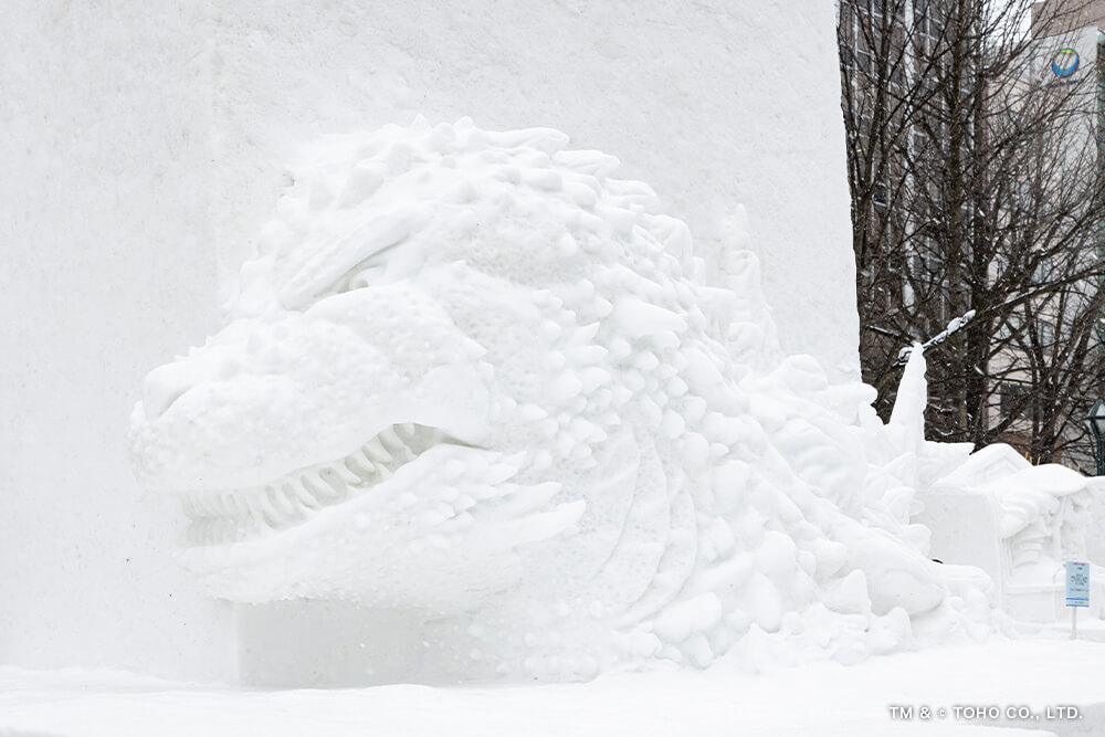 さっぽろ雪まつり7丁目会場の様子