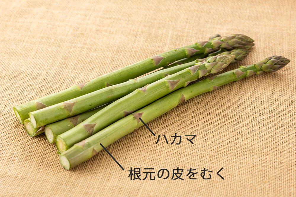 皮を剥く