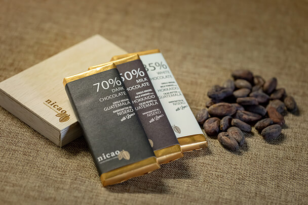 nicao（ニカオ）のタブレットチョコレート