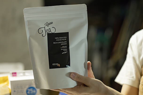 nicao（ニカオ）で商品開発中のカカオティーのイメージ2