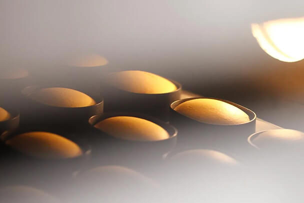 プティ・メルヴィーユのメルチーズが焼きあがる様子