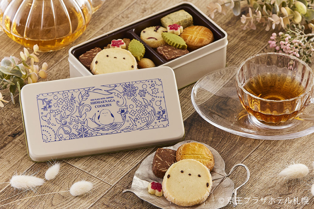 シマエナガのクッキー缶（京王プラザホテル札幌）