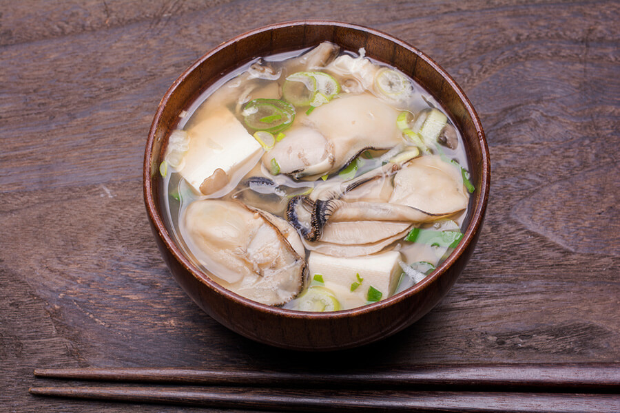 魚介類の味噌汁