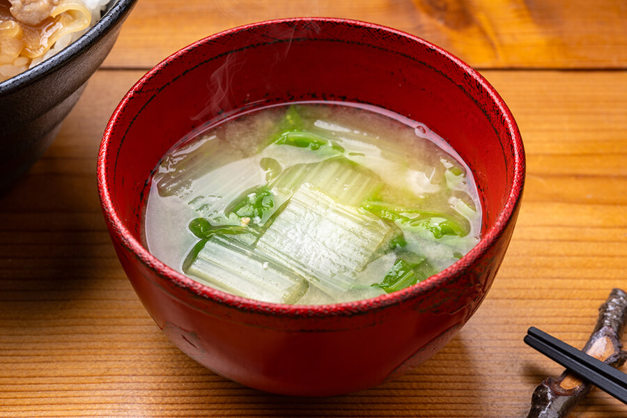 白菜の味噌汁