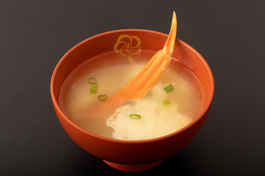 蟹の味噌汁