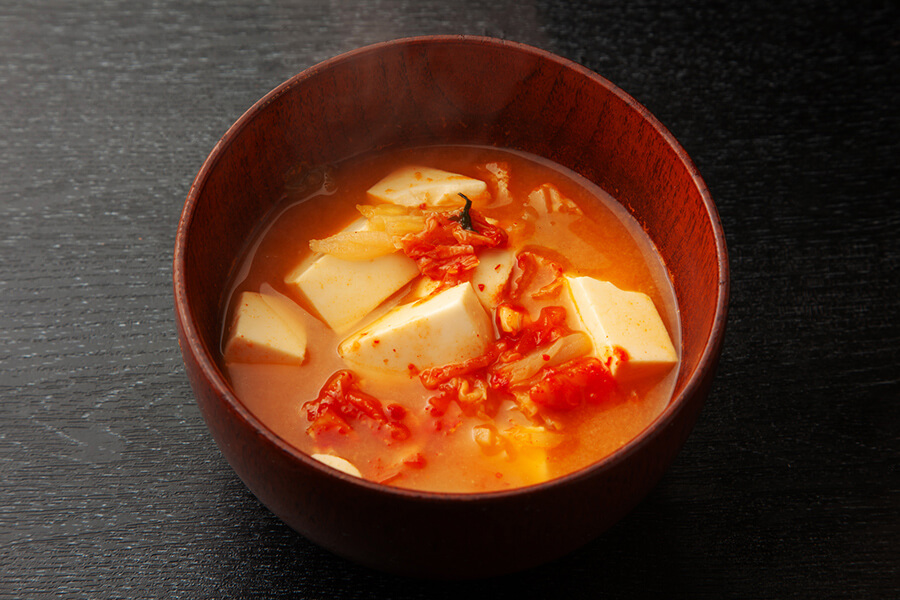 キムチの味噌汁