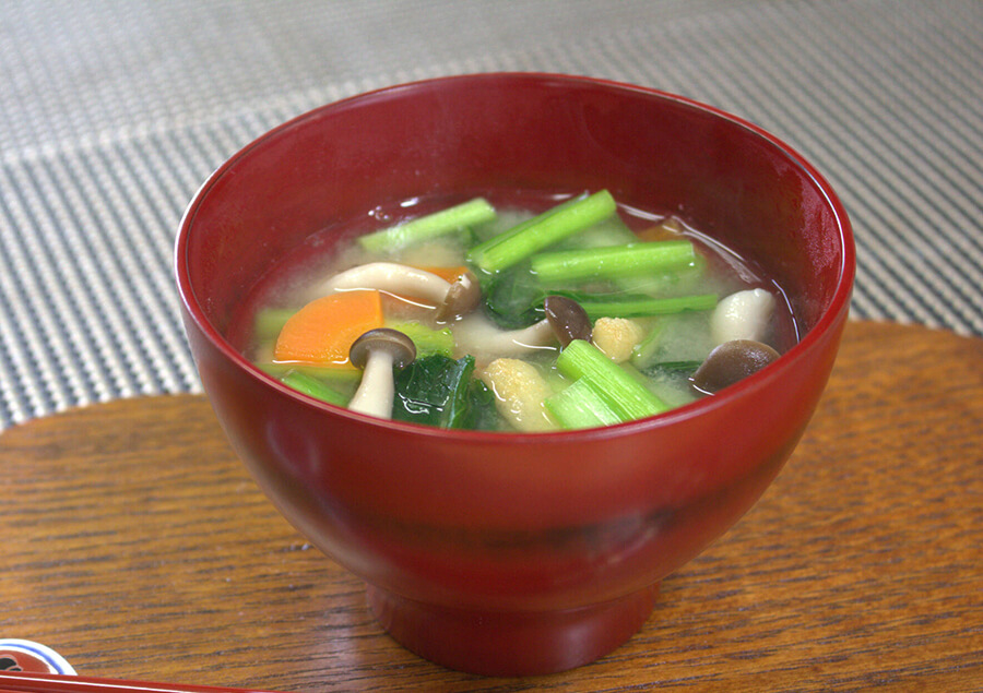 小松菜の味噌汁