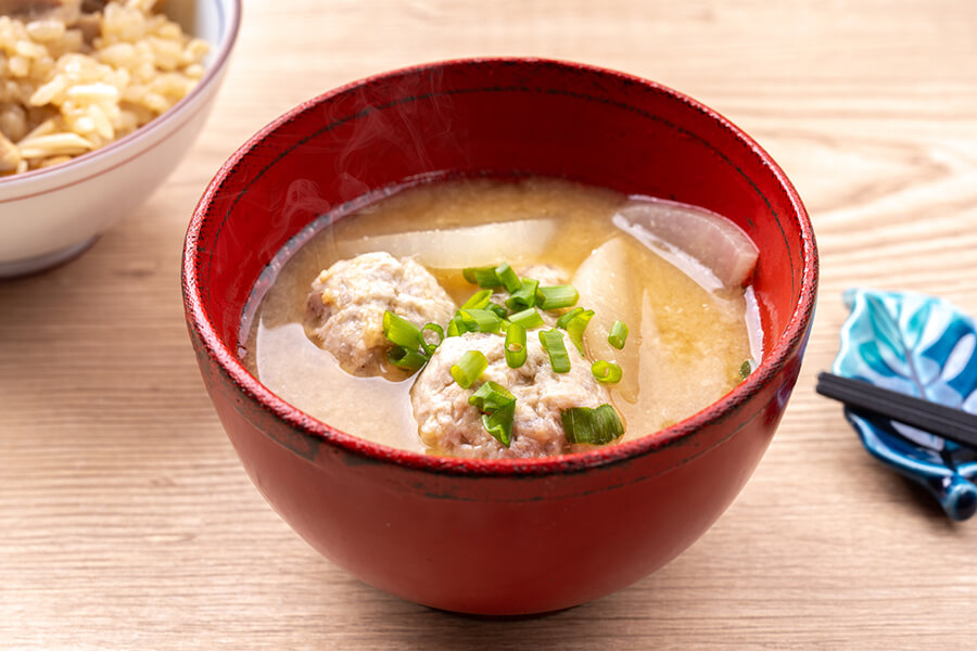 肉の味噌汁