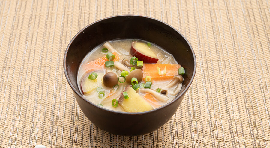 サツマイモの味噌汁