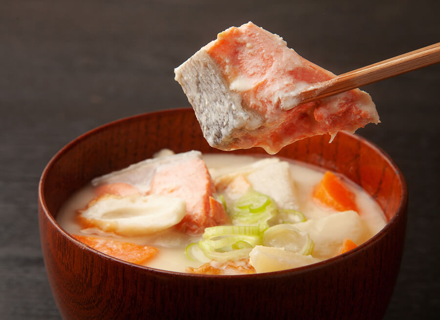 鮭の味噌汁