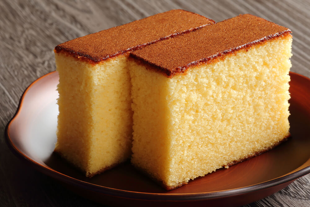 お供えのカステラ