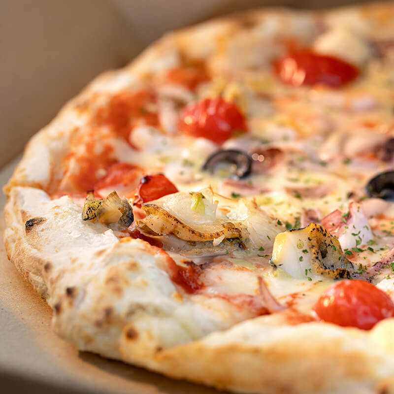 清水町minori pizza（みのりピザ）のシーフードピザ